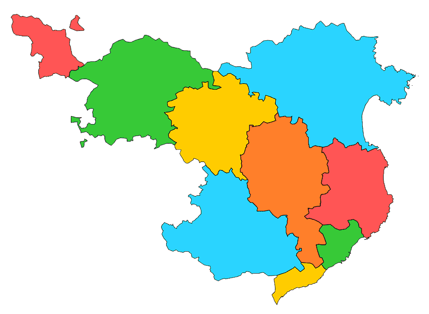 mapa provincia de girona