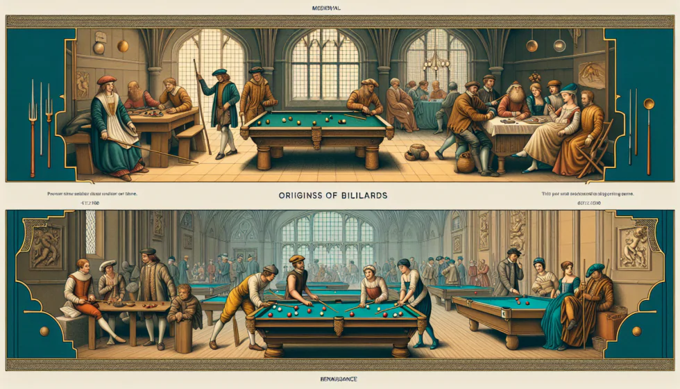Historia del billar en la Edad Media y Renacimiento.