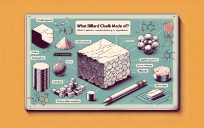 De que está hecha la tiza de billar