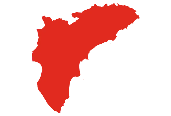 Mapa de Alicante